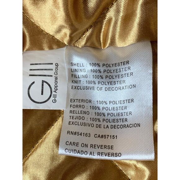 Vintage 49ers Gold Starter Black Label Jacket Red Trim Quilted Sz S 8684 EUC - Picture 5 of 10